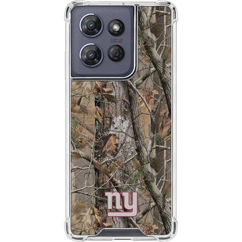 NFL New York Giants Realtree AP Camo Moto G Play 5G (2025) Clear Case